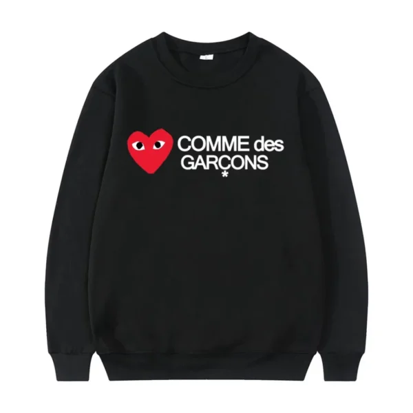 Comme Des Garcons Letter Logo Sweatshirt Comme Des Garcons Letter Logo Sweatshirt
