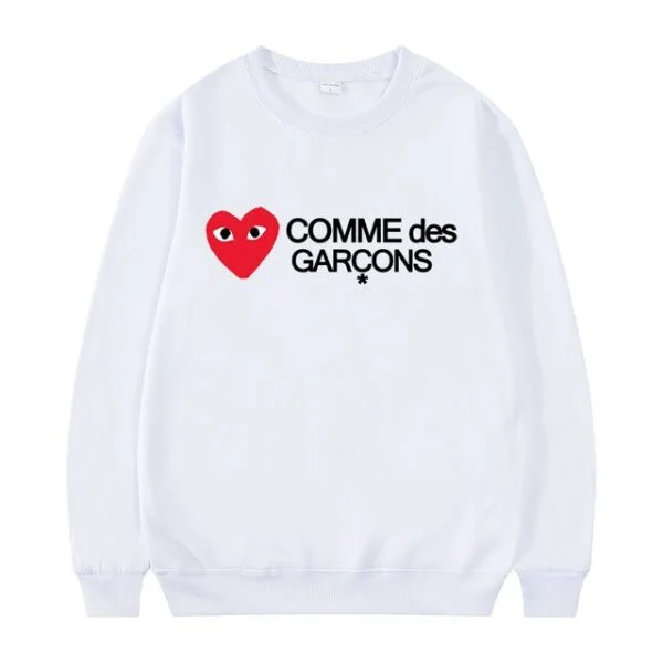 Comme Des Garcons Letter Logo Sweatshirt Comme Des Garcons Letter Logo Sweatshirt