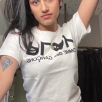 CDG Play Inverted Text T-Shirt White